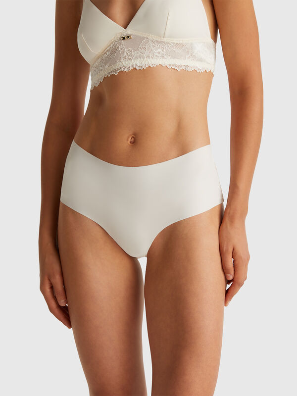 Stretch-Culotte mit Spitze Damen