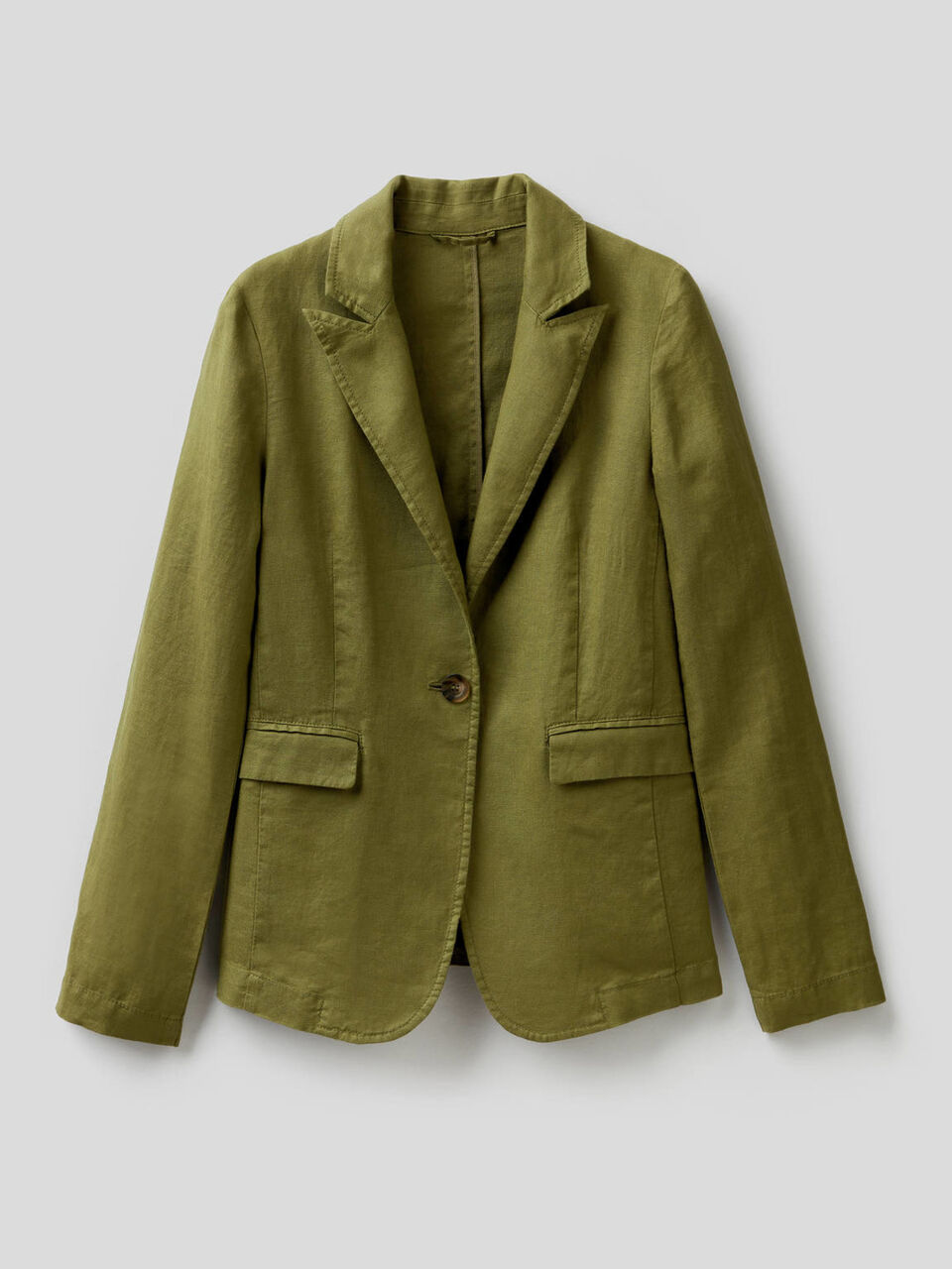 Taillierter Blazer aus 100% Leinen image number 1