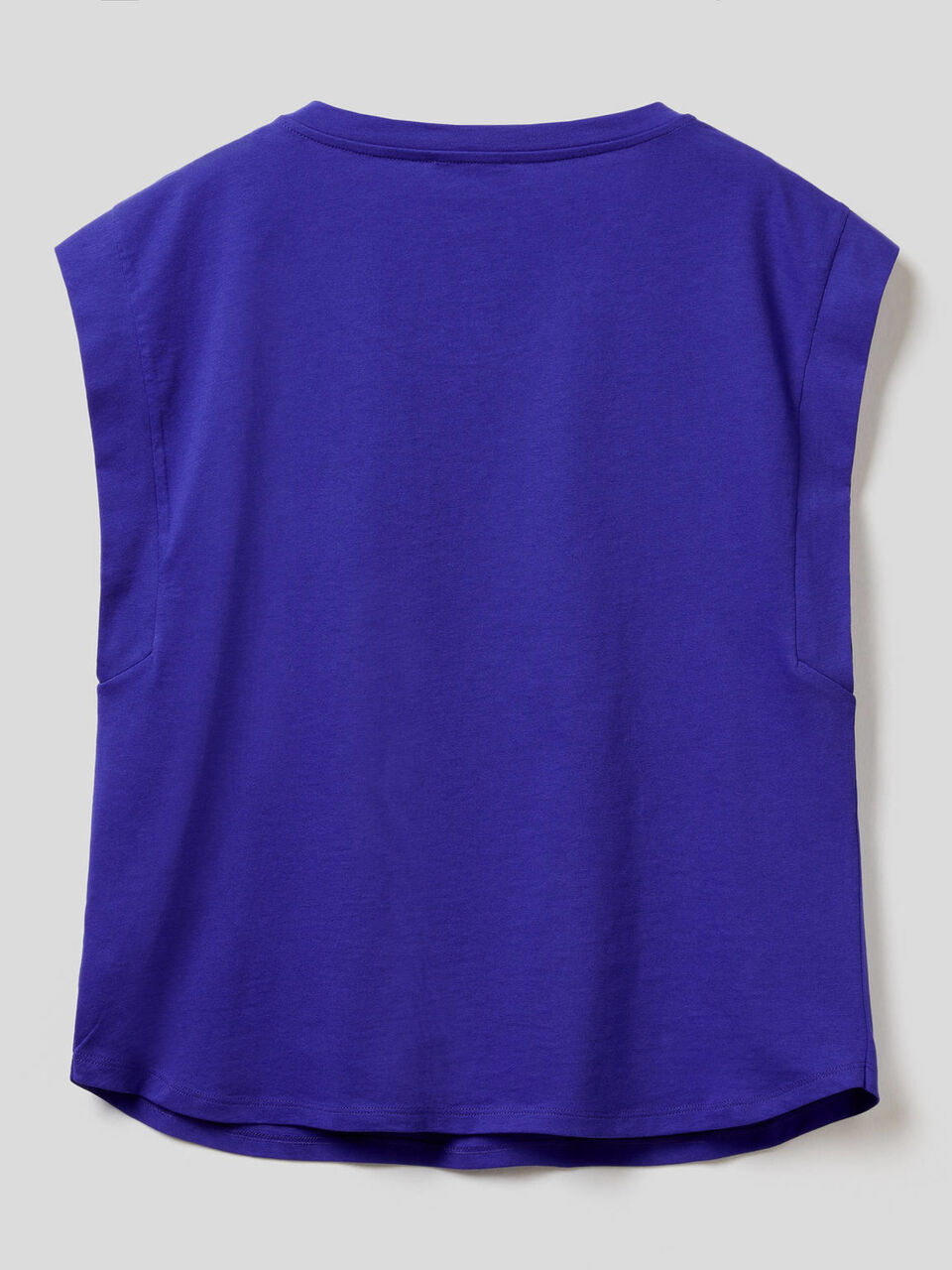 T-Shirt aus Baumwolle mit Flügelärmeln image number 2