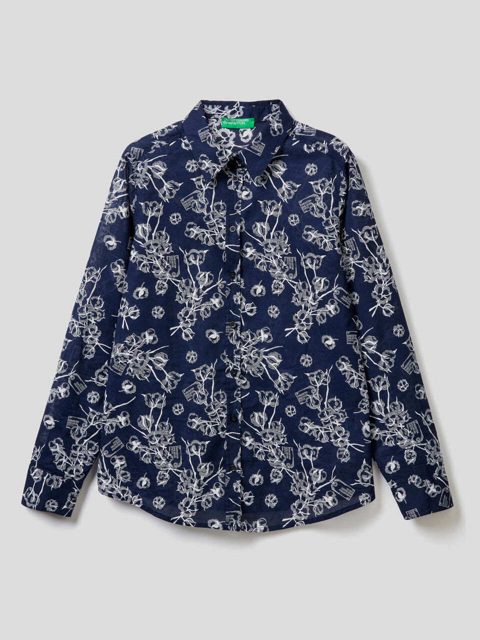 Bluse mit All-over-Muster image number 1