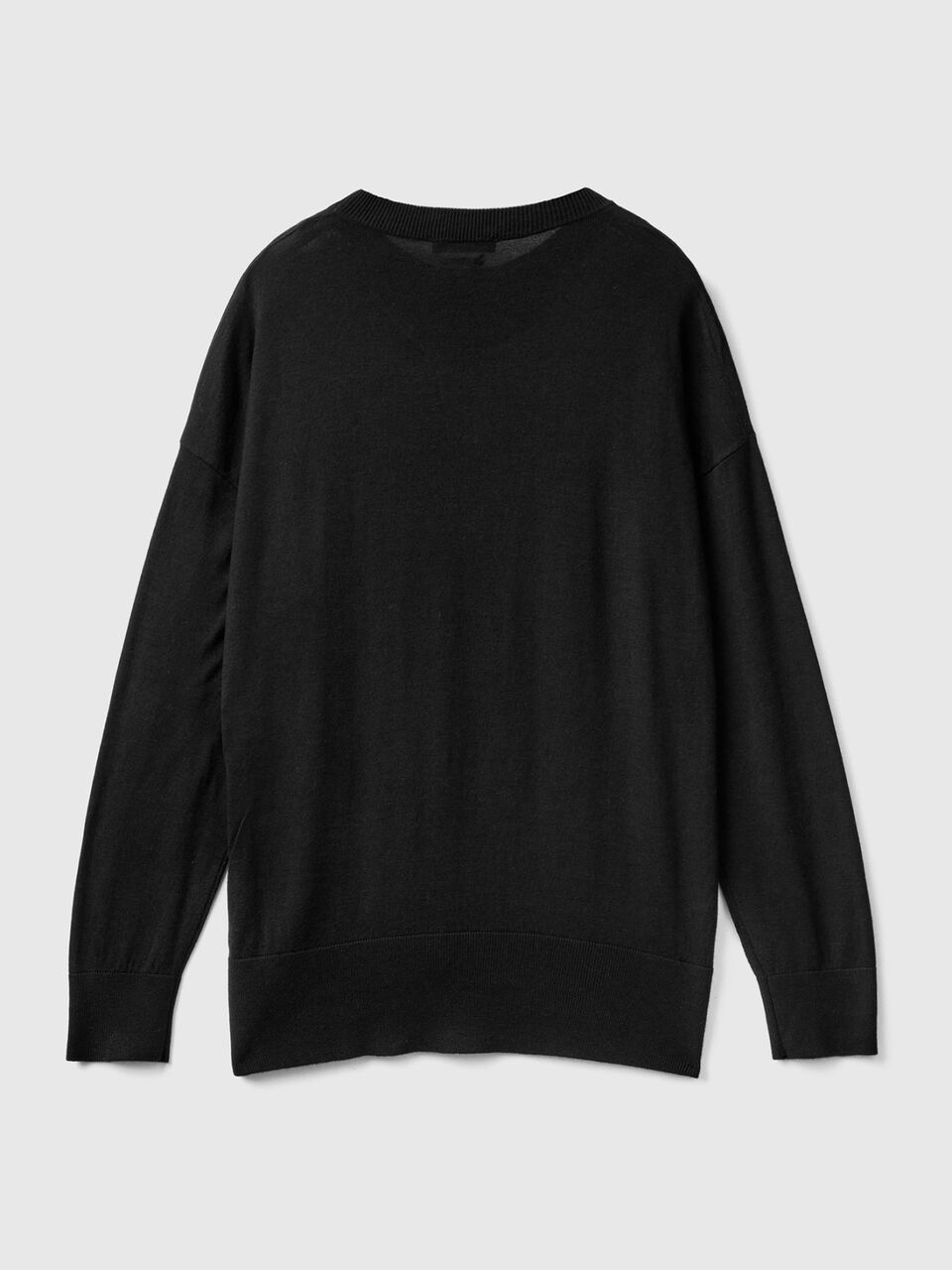 Pullover in einer Viskosemischung mit Schlitzen image number 2