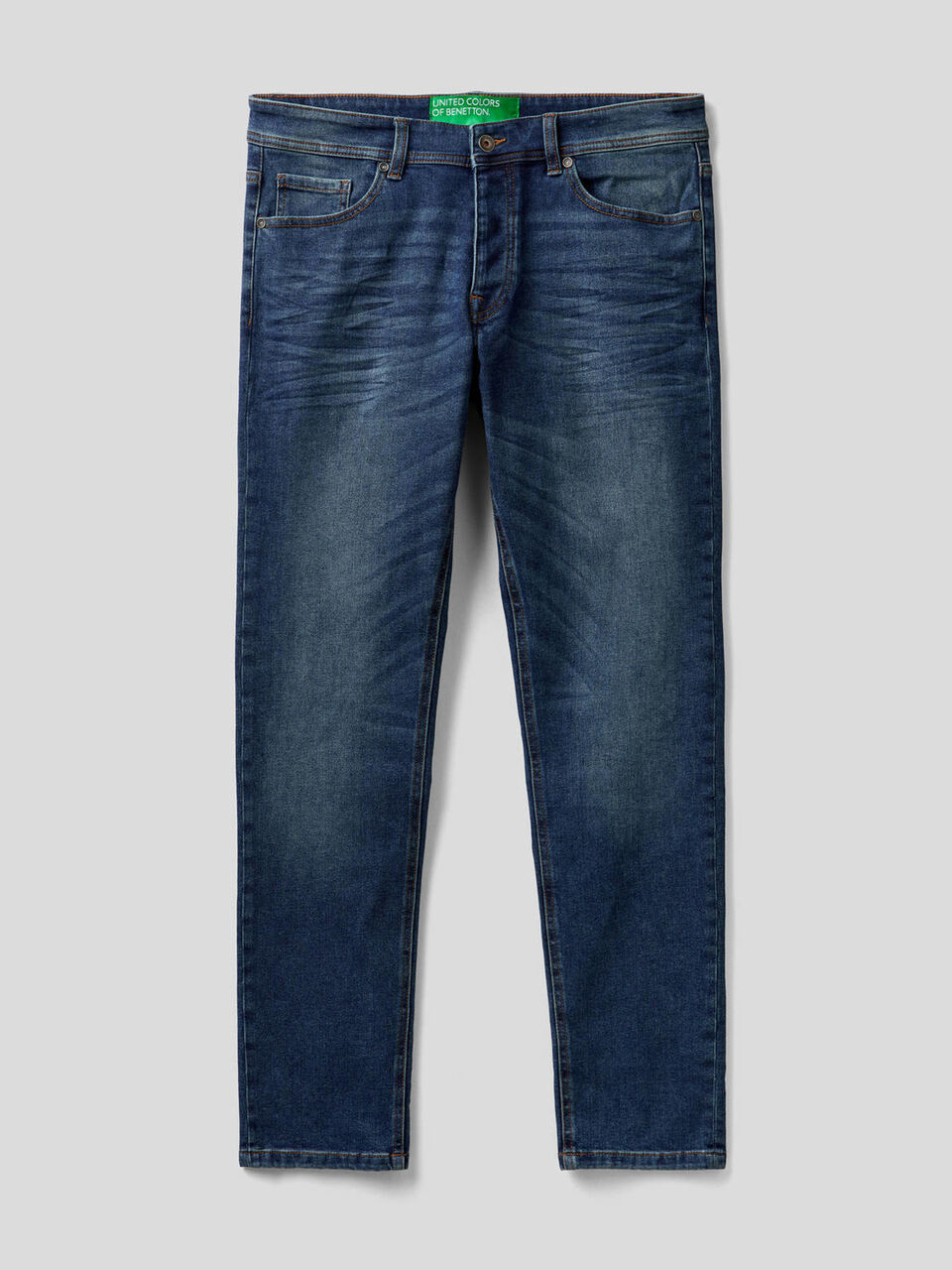 Slim Fit-Jeans mit fünf Taschen image number 1
