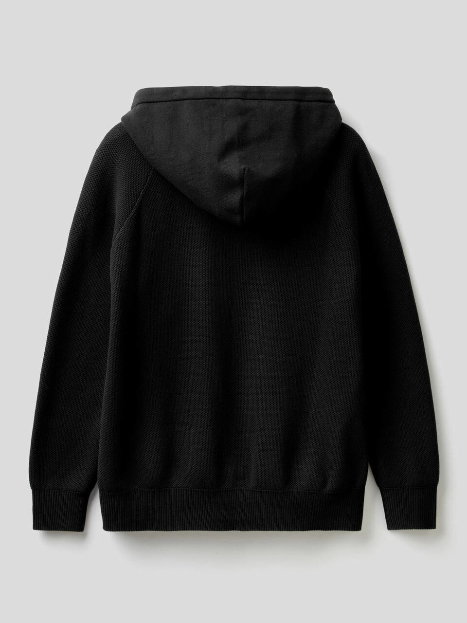 Pullover aus Trikotbaumwolle mit Kapuze image number 2