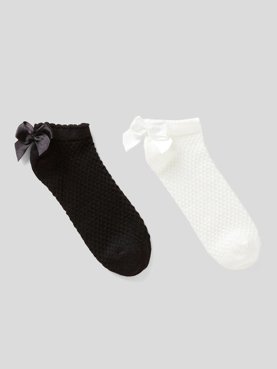 2er-Pack Socken mit Masche image number 1