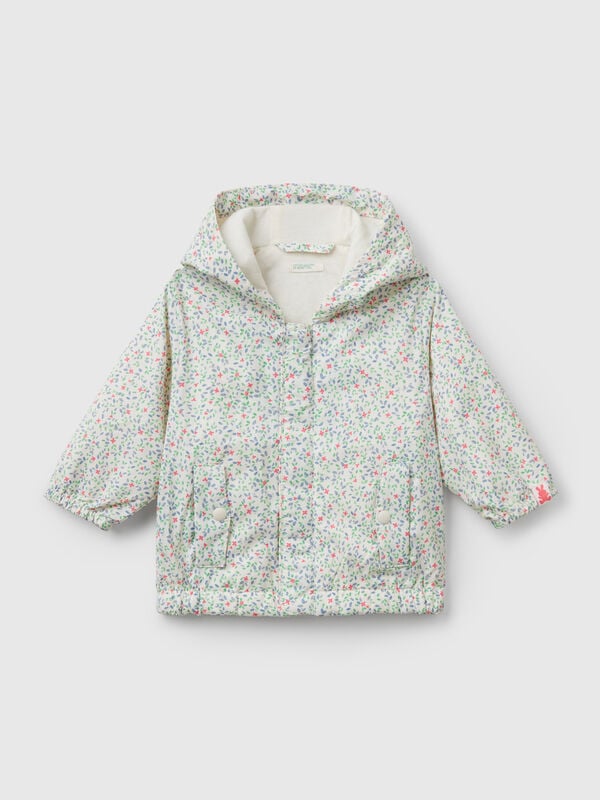 Jacke mit Blumendruck Newborn