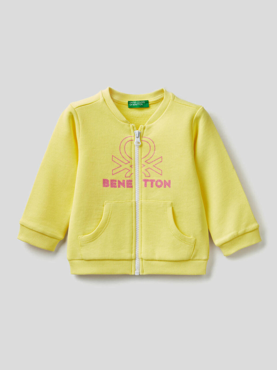Sweatshirt aus Bio-Baumwolle mit Reißverschluss image number 1