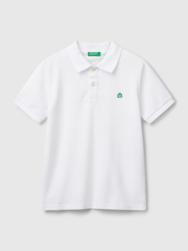 Slim Fit-Polo aus reiner Baumwolle Jungen