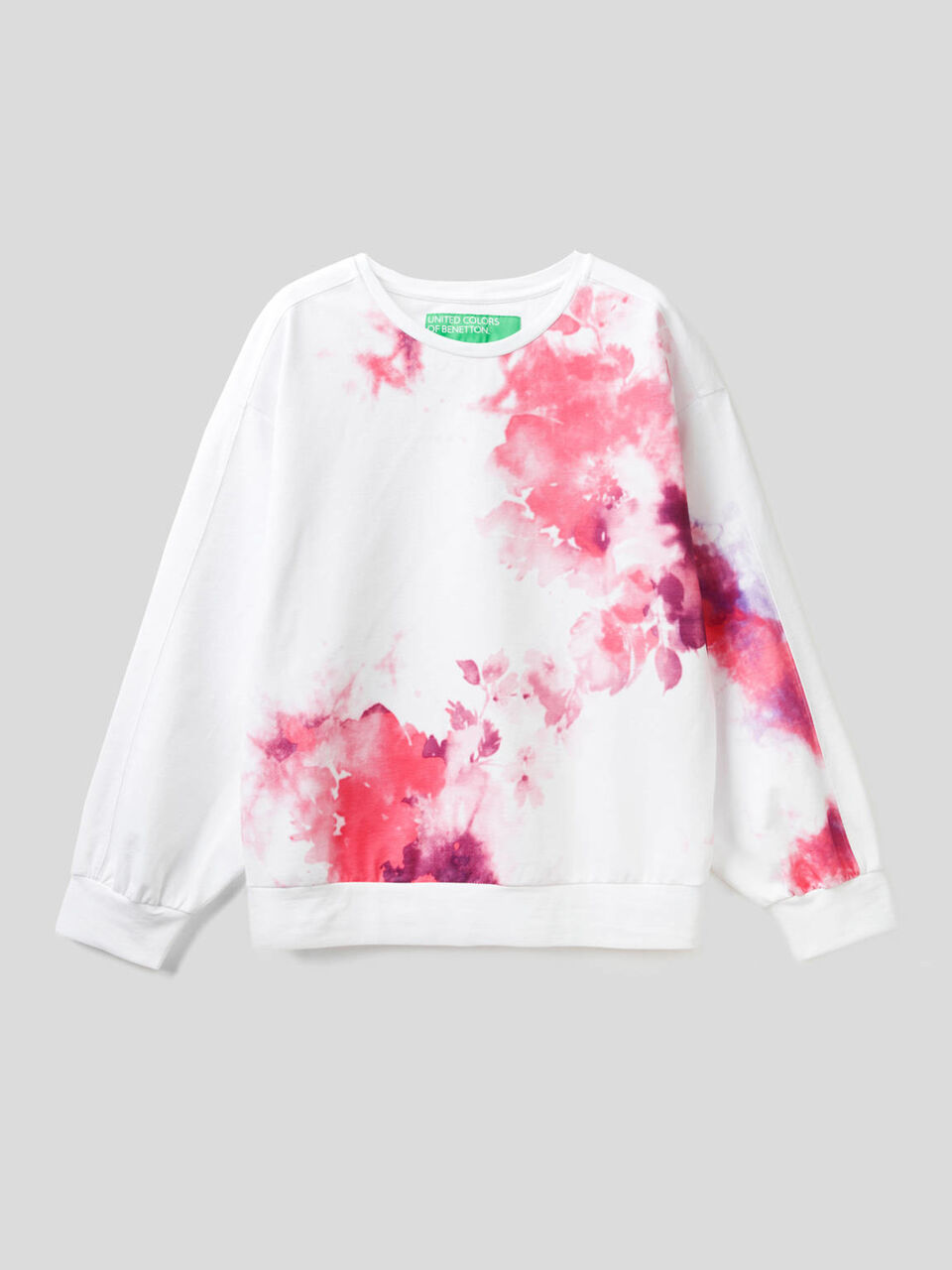 Sweatshirt mit Batikmuster image number 1