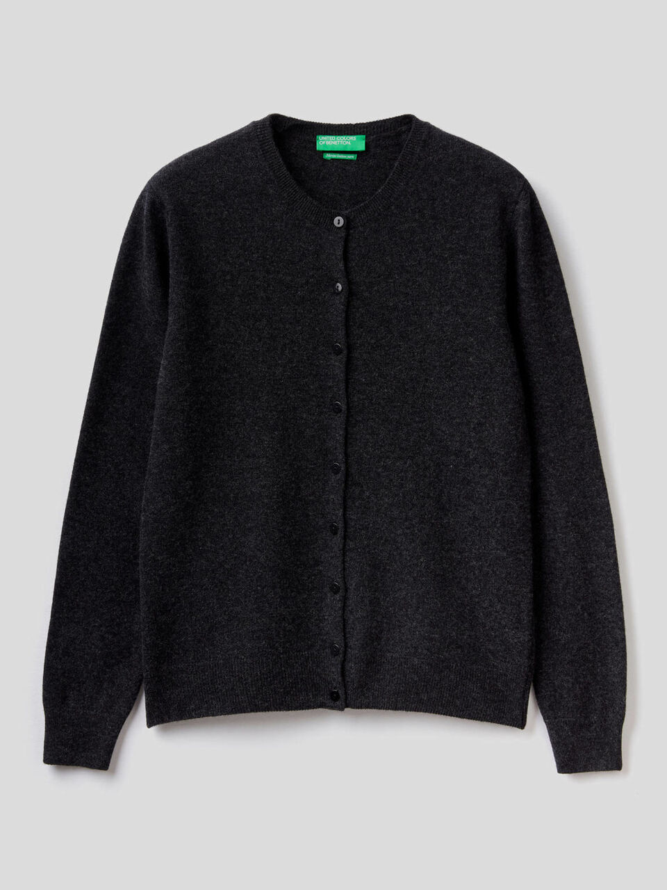 Strickjacke aus reiner Schurwolle mit Rundausschnitt image number 1