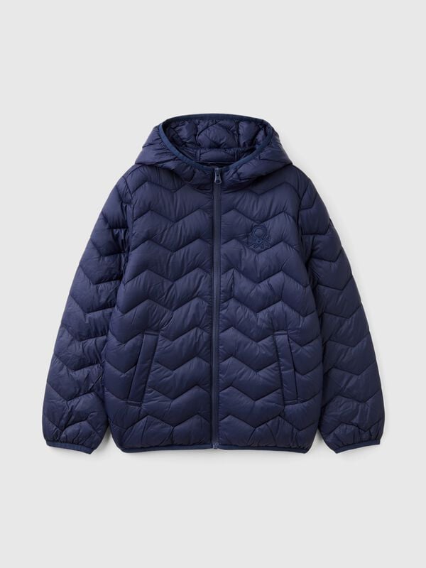 Wattierte Jacke mit Kapuze Jungen