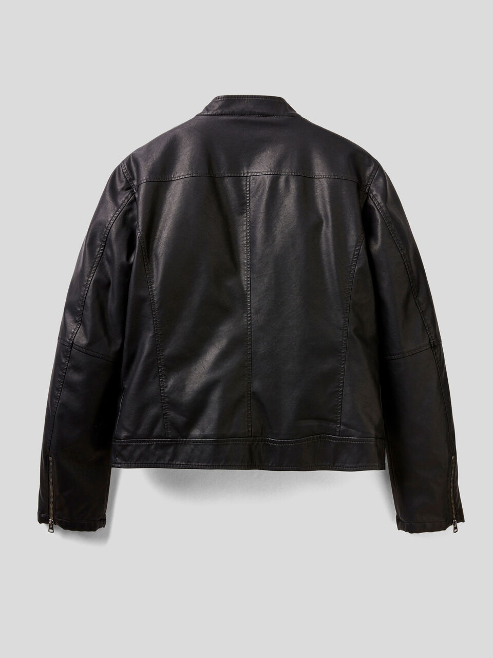 Slim-Fit-Jacke aus beschichtetem Stoff image number 2