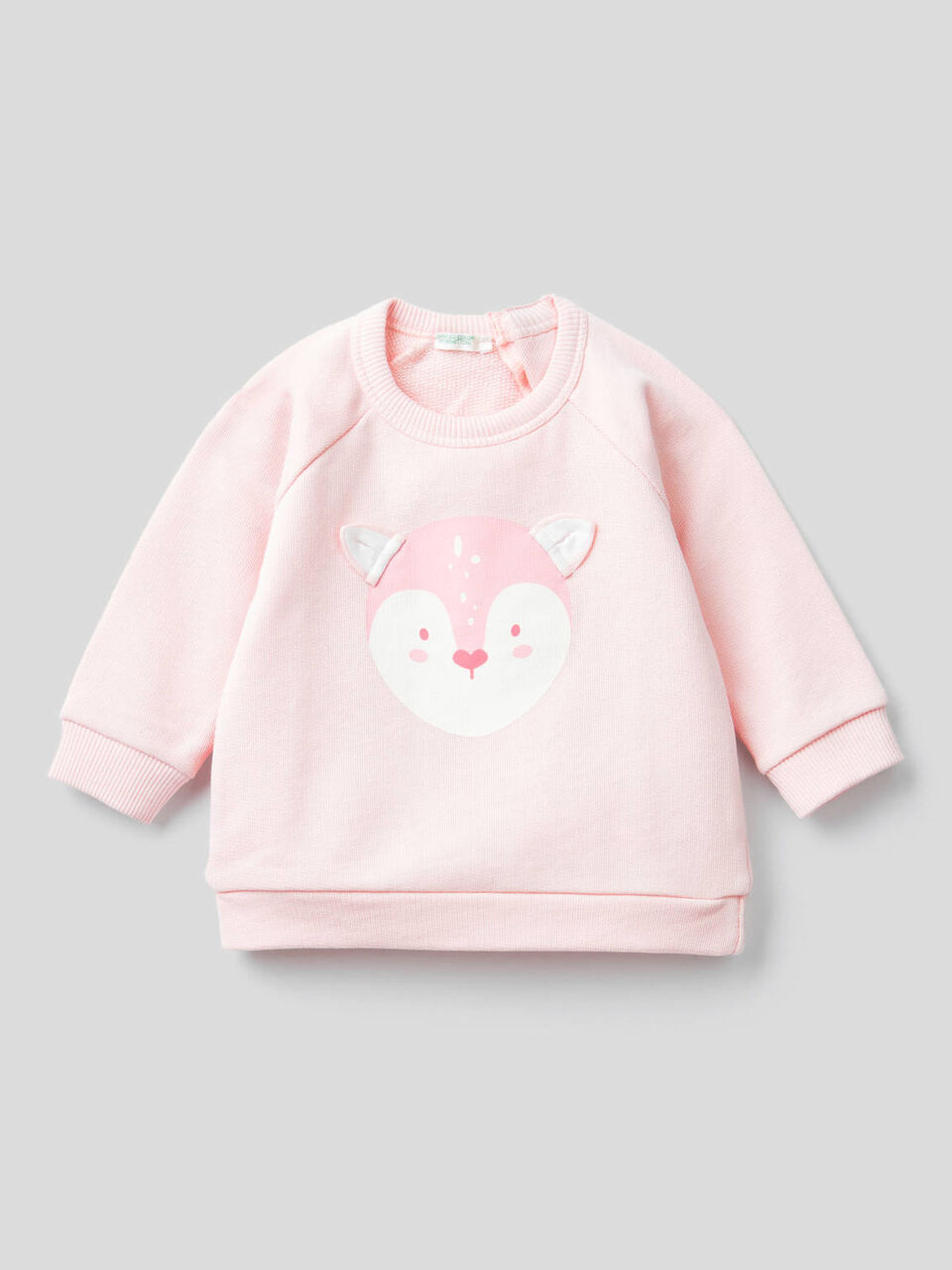 Sweatshirt aus Bio-Baumwolle mit Tierprint image number 1