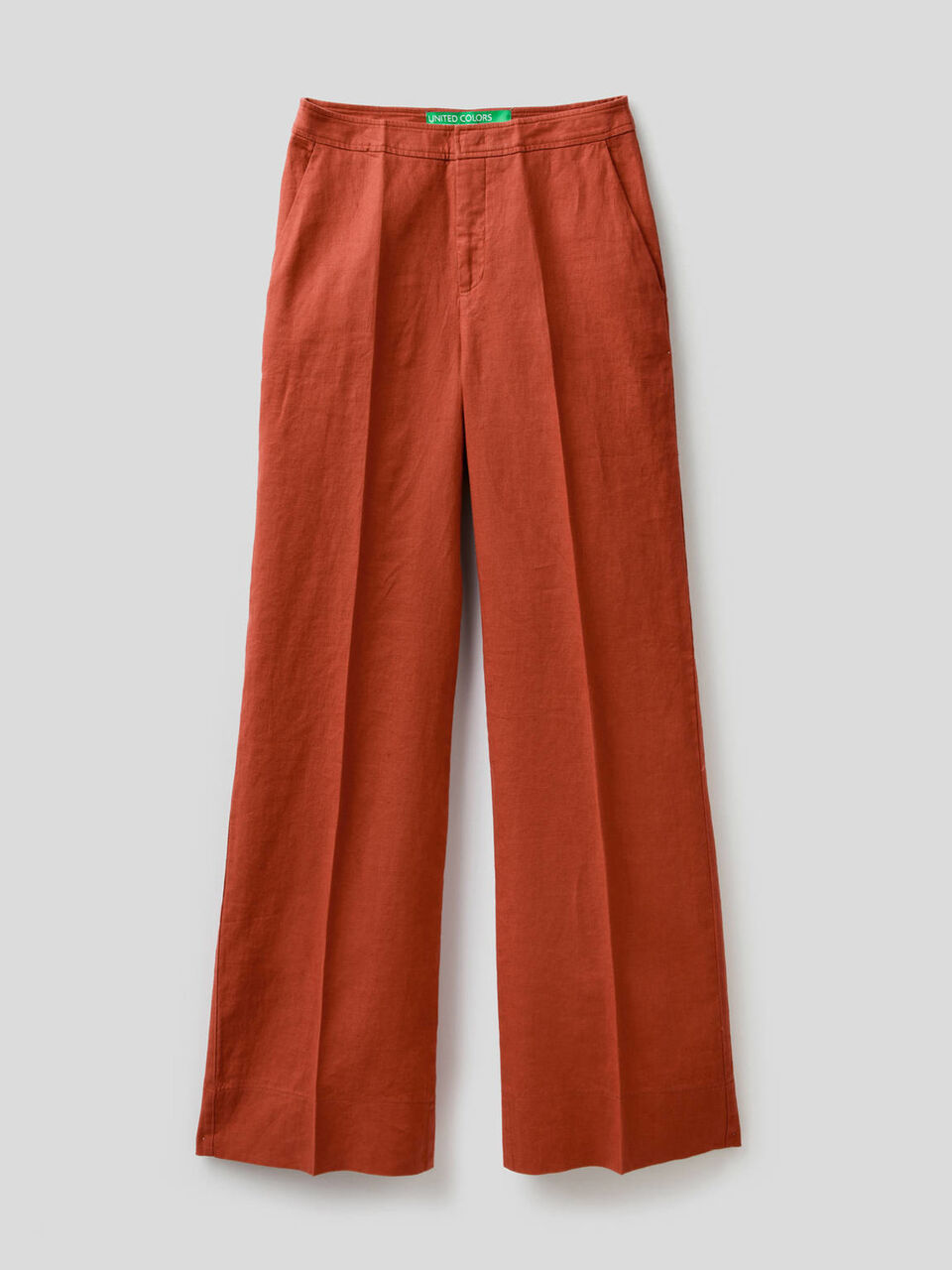 Palazzohose aus 100% Leinen image number null