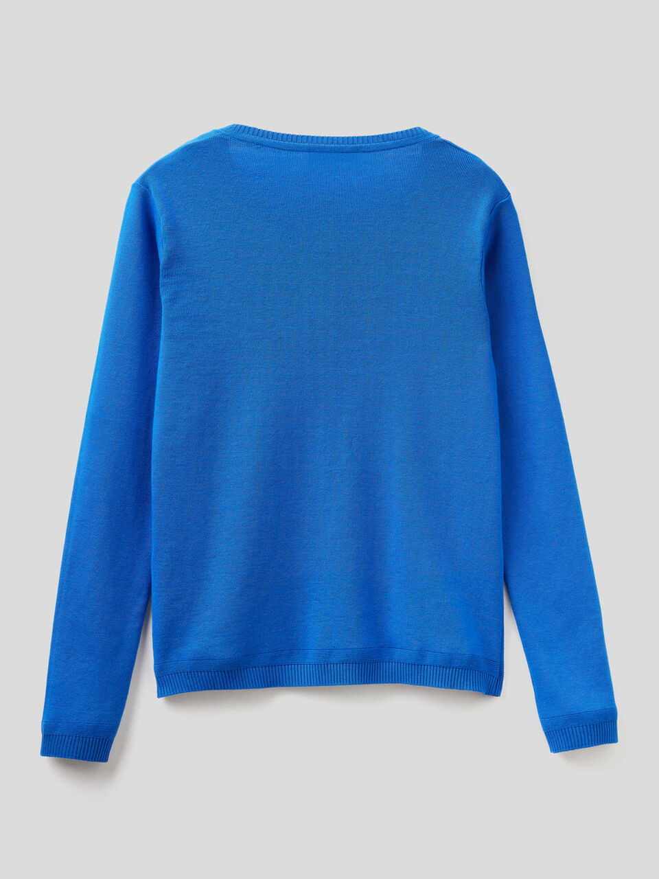 Strickjacke aus reiner % Baumwolle mit Rundausschnitt image number 2