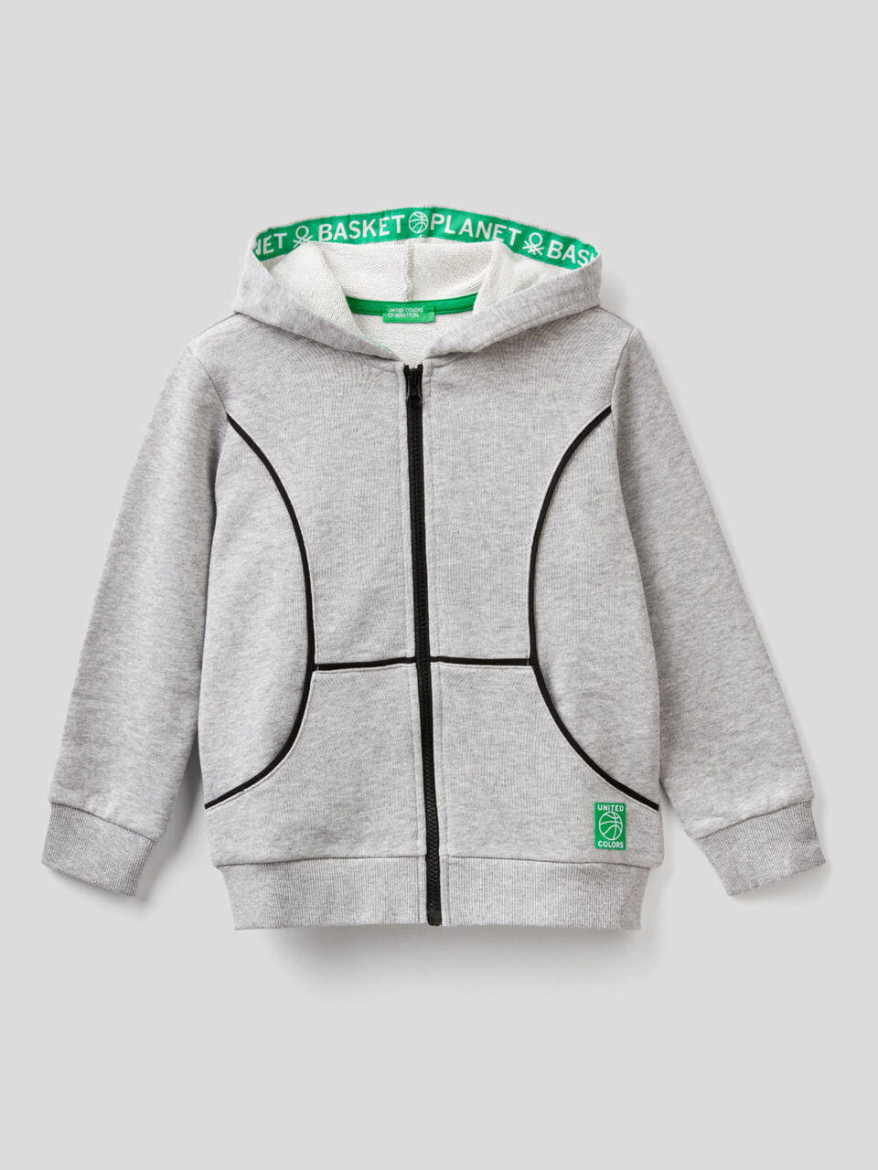 Sweatshirt mit Reißverschluss und Kapuze image number 1