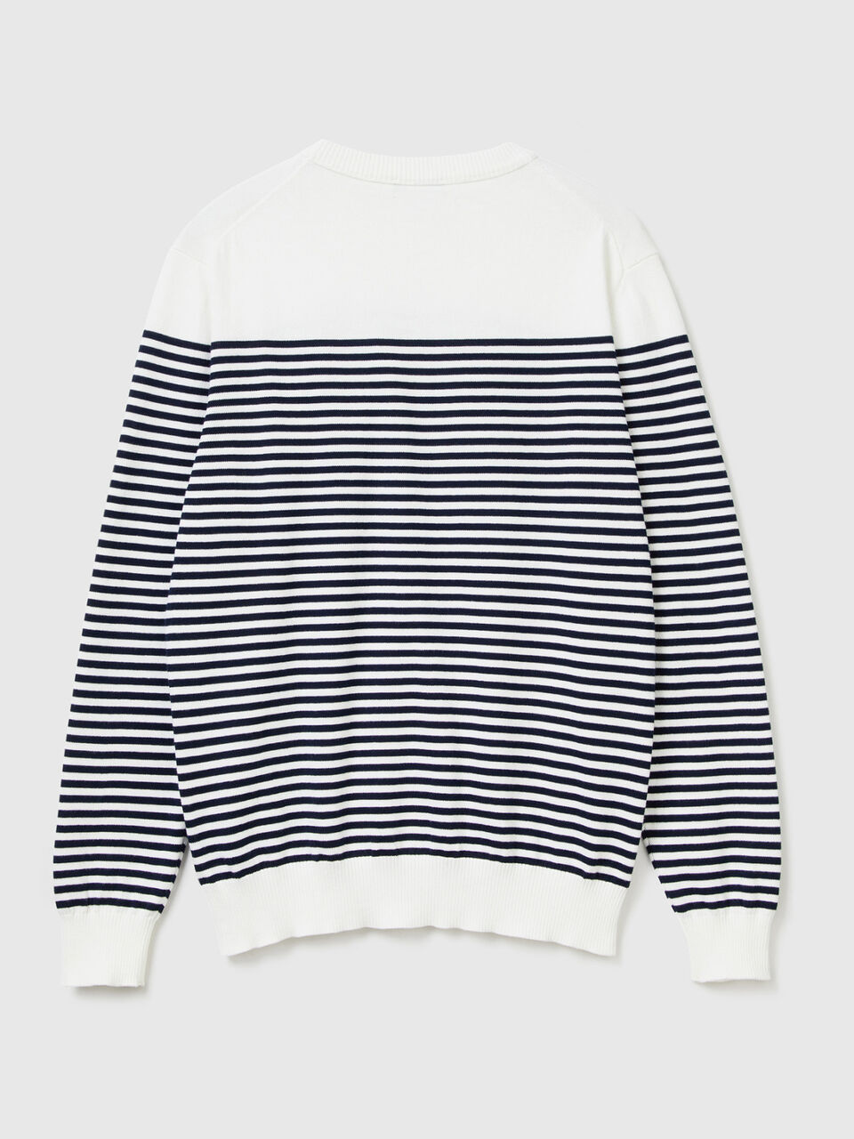 Gestreifter Pulli aus 100% Baumwolle image number 2