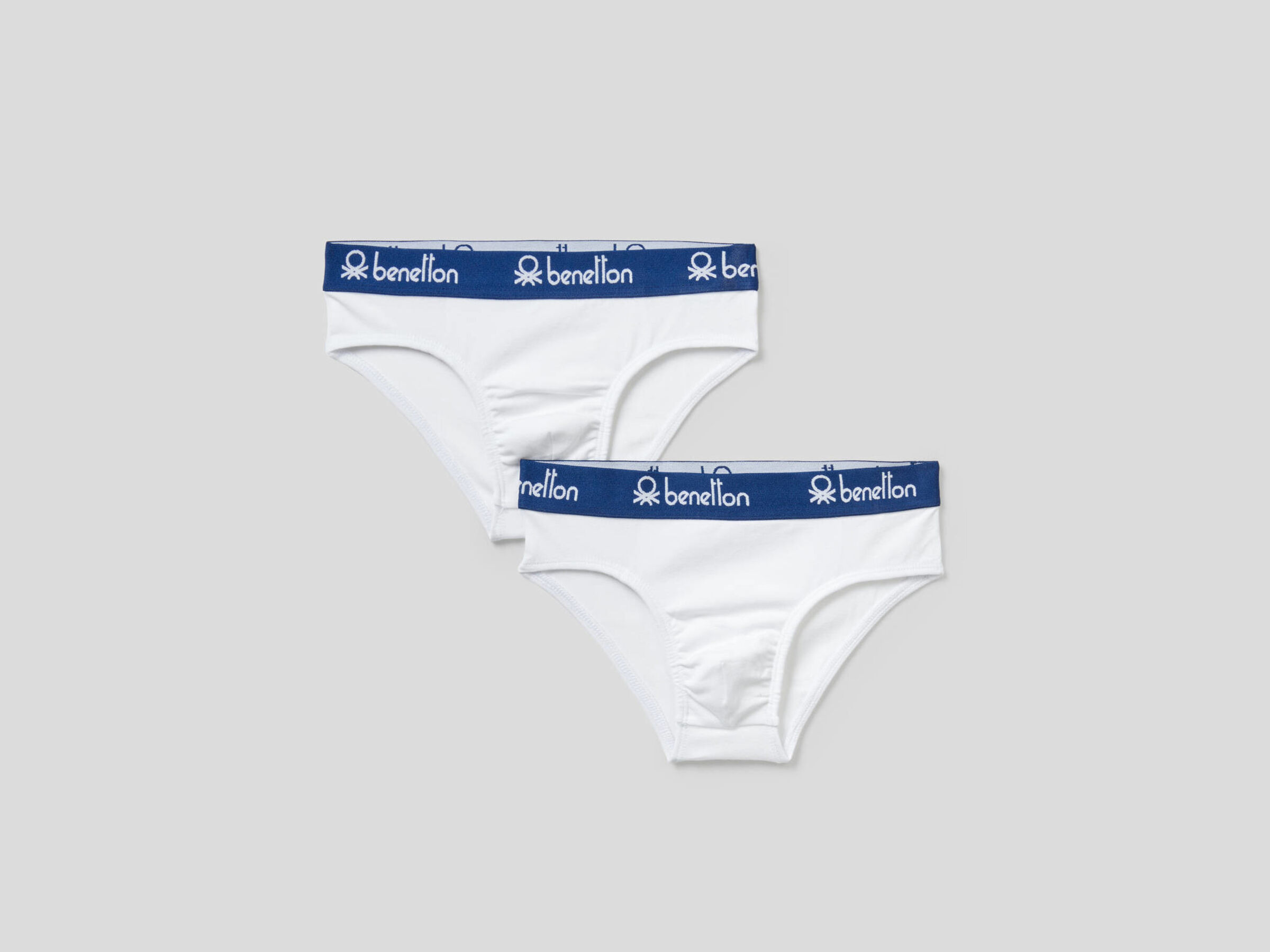 Zwei Slips mit Gummi samt Logo image number null