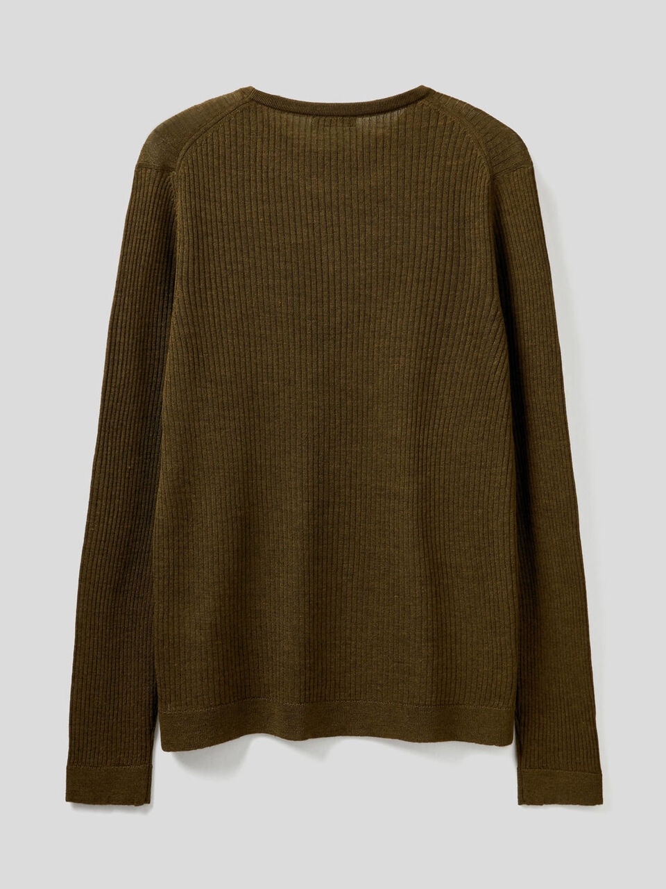 Pullover im Rippenmuster mit Rundausschnitt image number 2