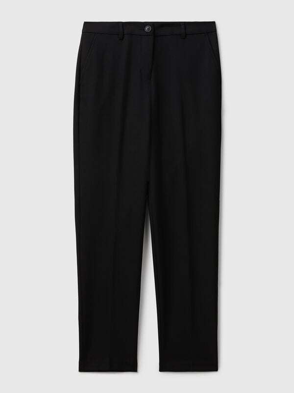 Hose aus Stretch-Viskosemischung Hose aus Stretch-Viskosemischung Damen