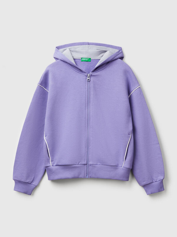 Übergroßes Sweatshirt mit Kapuze Mädchen