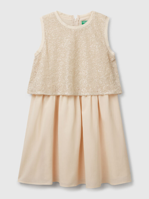 Kleid mit Pailletten Mädchen