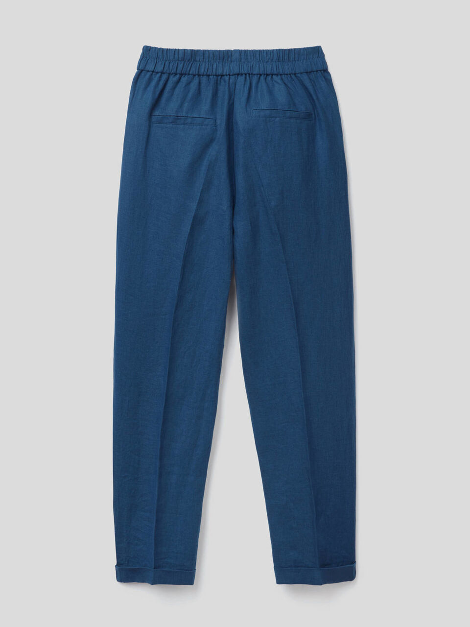 Cropped-Hose aus 100% Leinen image number null