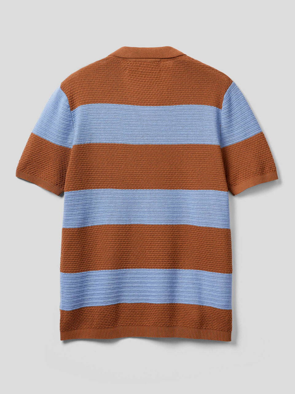 Strick-Polo mit Streifenmuster image number 2