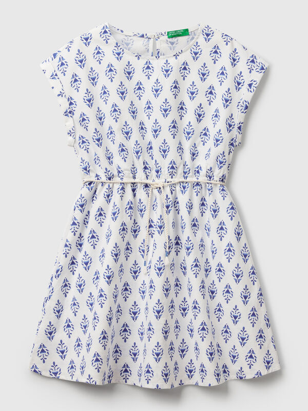 Ausgestelltes gemustertes Kleid Mädchen