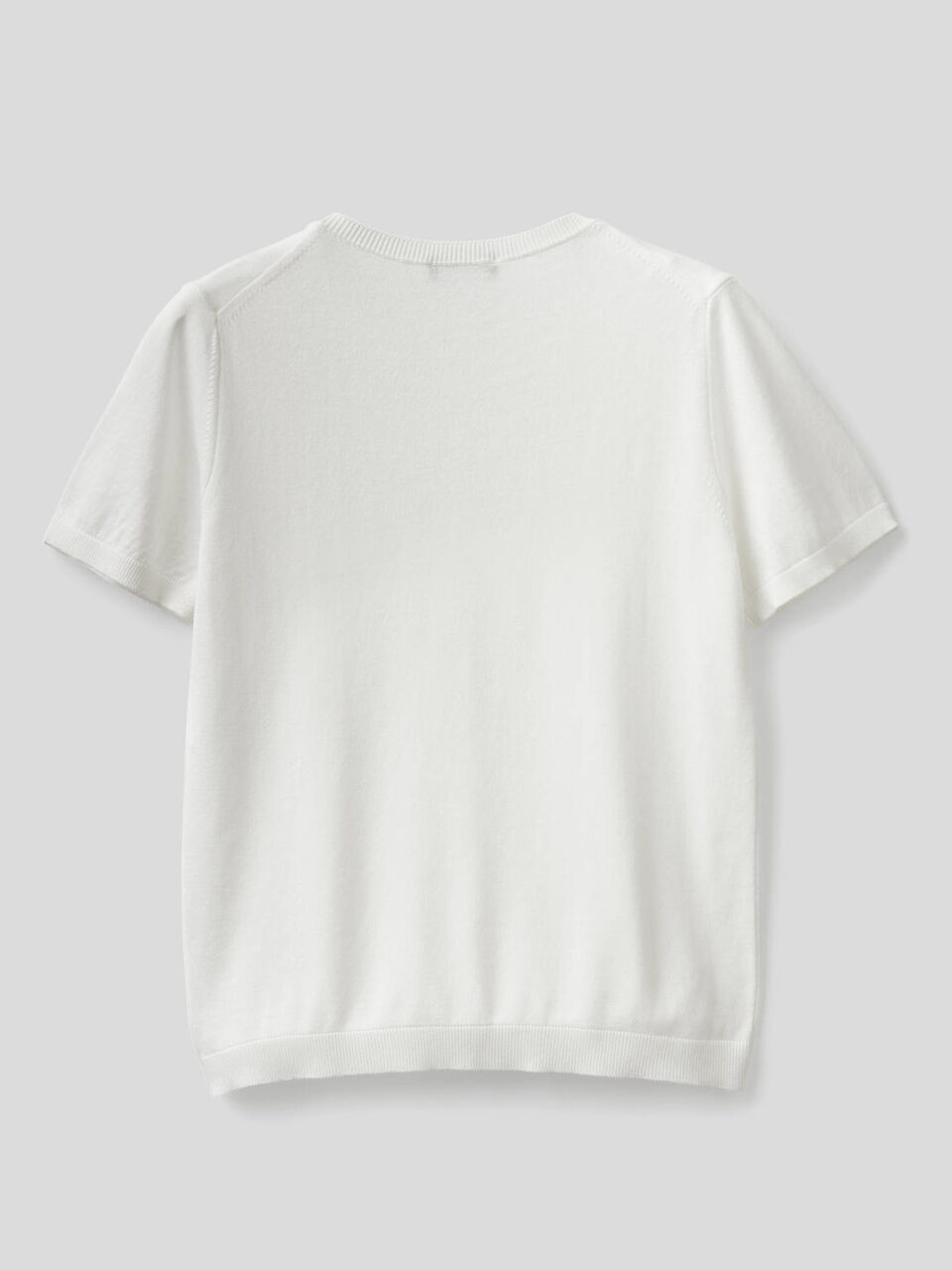 Pullover aus einer Baumwollmischung mit kurzen Ärmeln image number 2