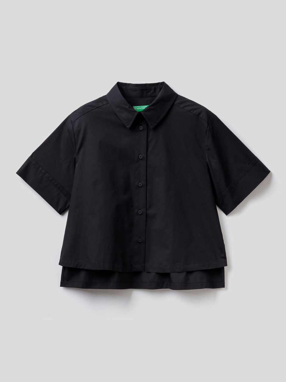 Boxy-Bluse aus 100% Baumwolle image number 1