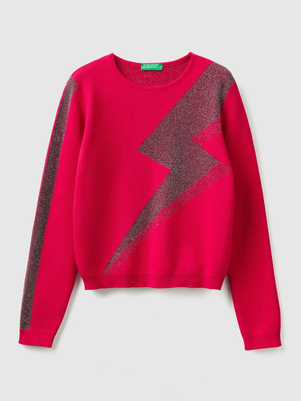 Pullover mit Lurexmustern image number 1