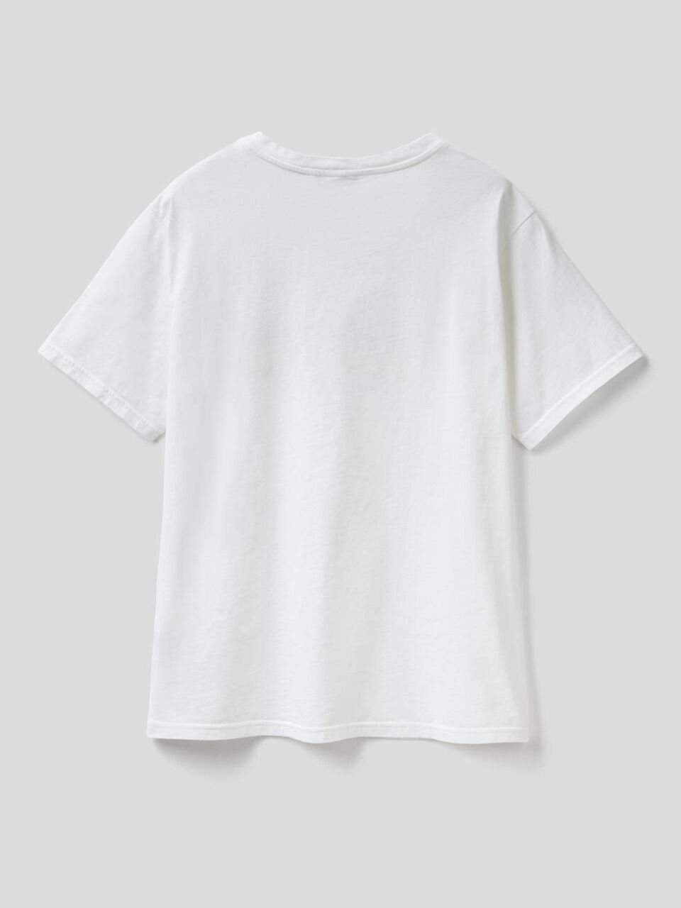 Weißes T-Shirt mit buntem Print image number 2