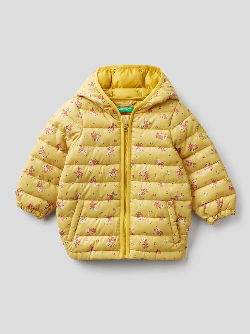 Wattierte Jacke mit Musterprint image number 1