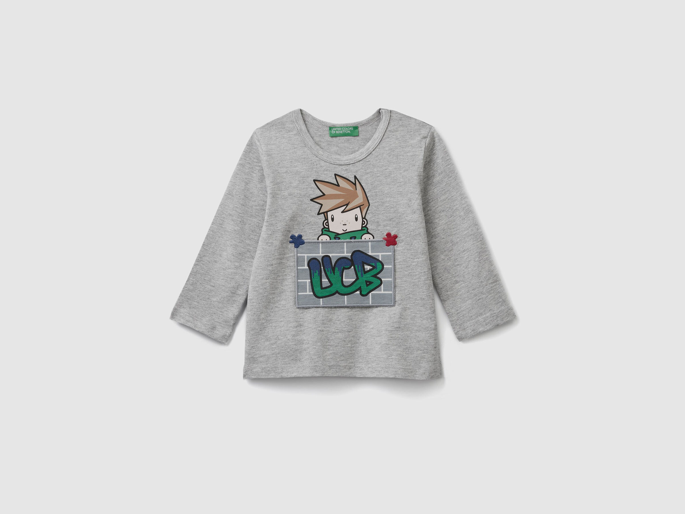 T-Shirt mit Rundausschnitt und Print image number null