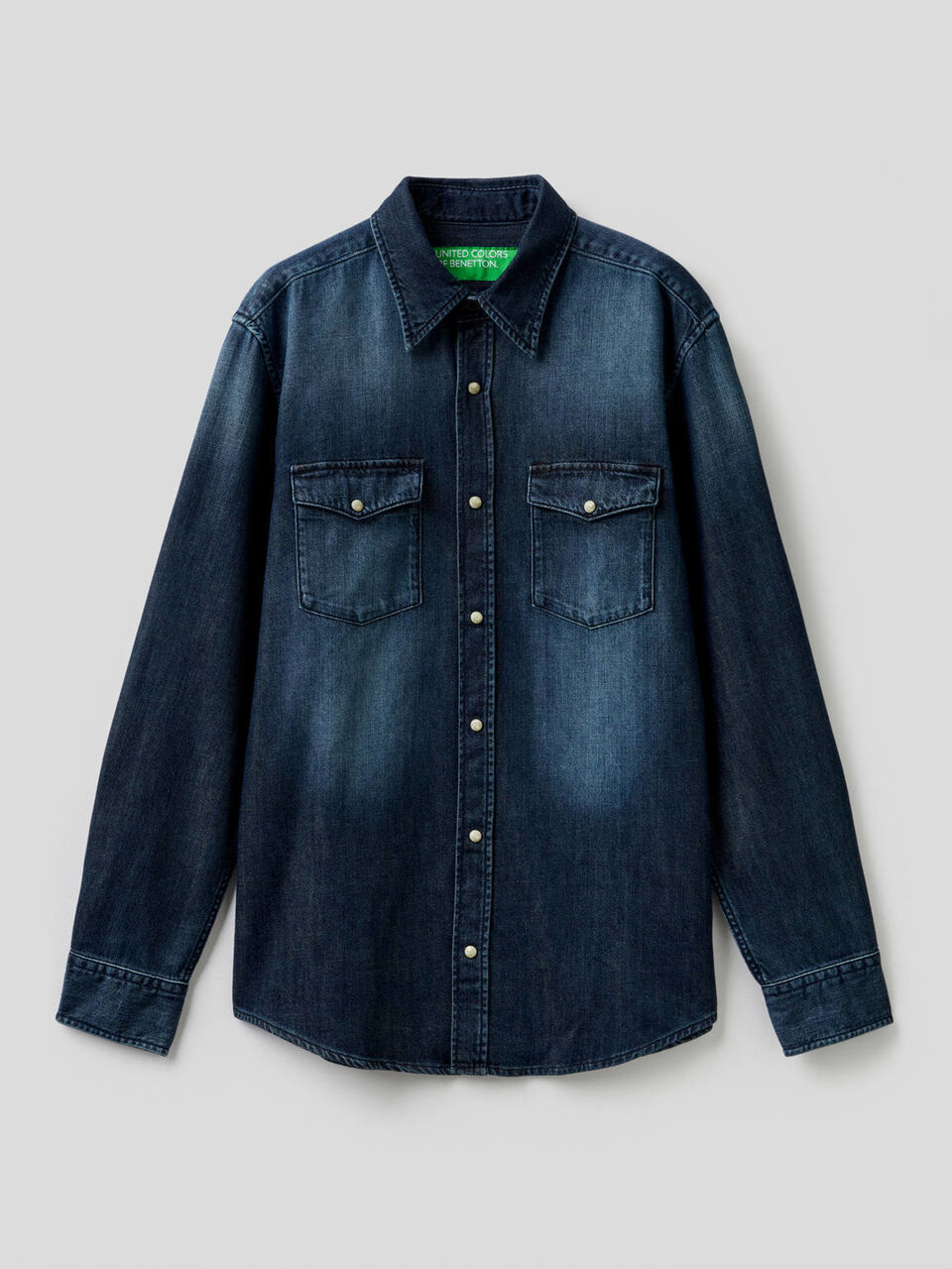 Hemd aus Denim in reiner Baumwolle image number 1