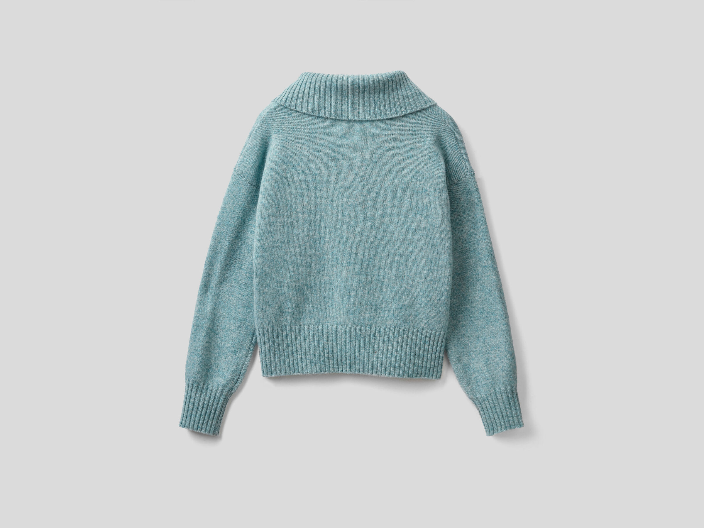 Polo aus reinem Shetland-Wolltrikot image number 6