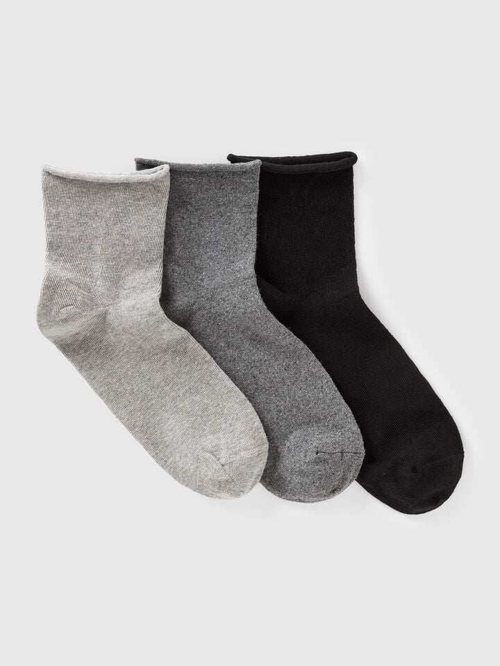KNITTED SOCKS 3 PAIR Damen