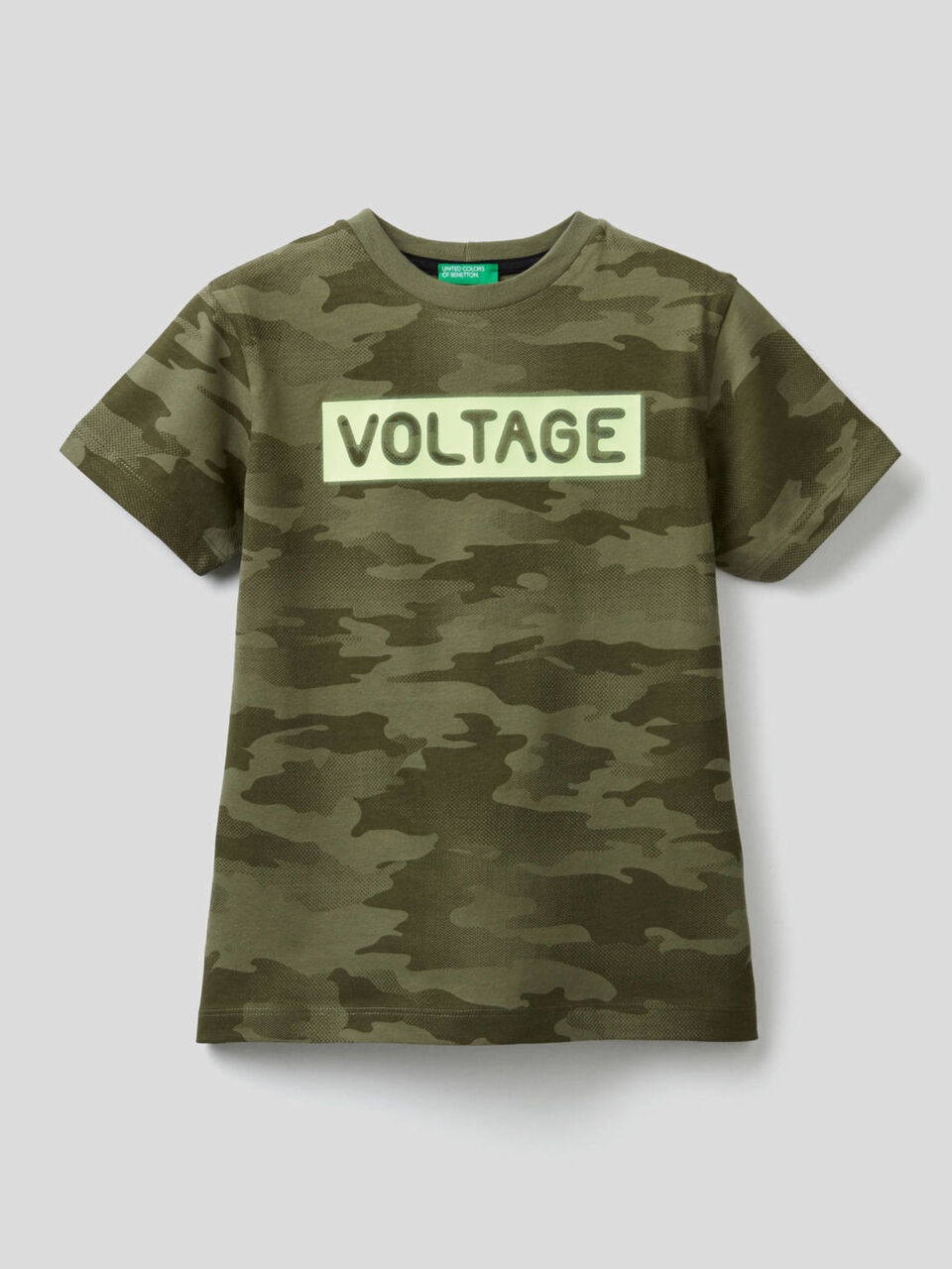 T-Shirt mit Print aus reiner Baumwolle image number 1