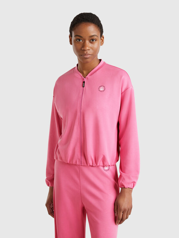 MODAL®-Sweatshirt mit Reißverschluss Damen