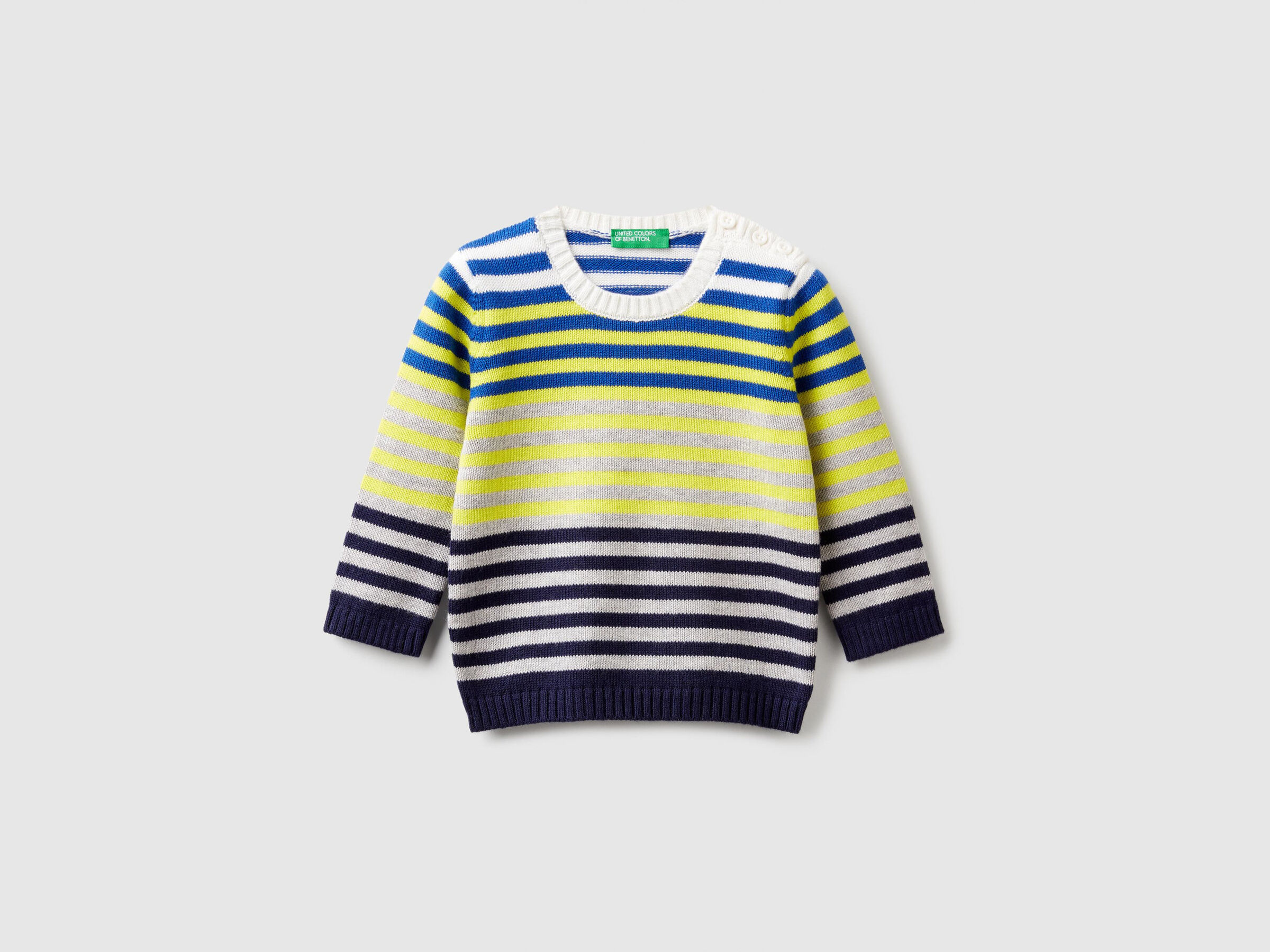 Pullover mit bunten Streifen image number null