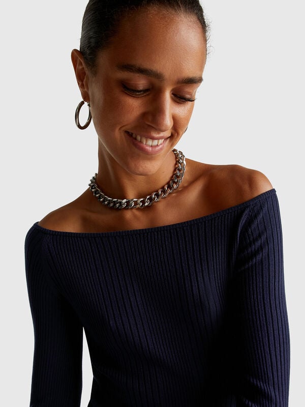 Slim Fit Pullover Damen