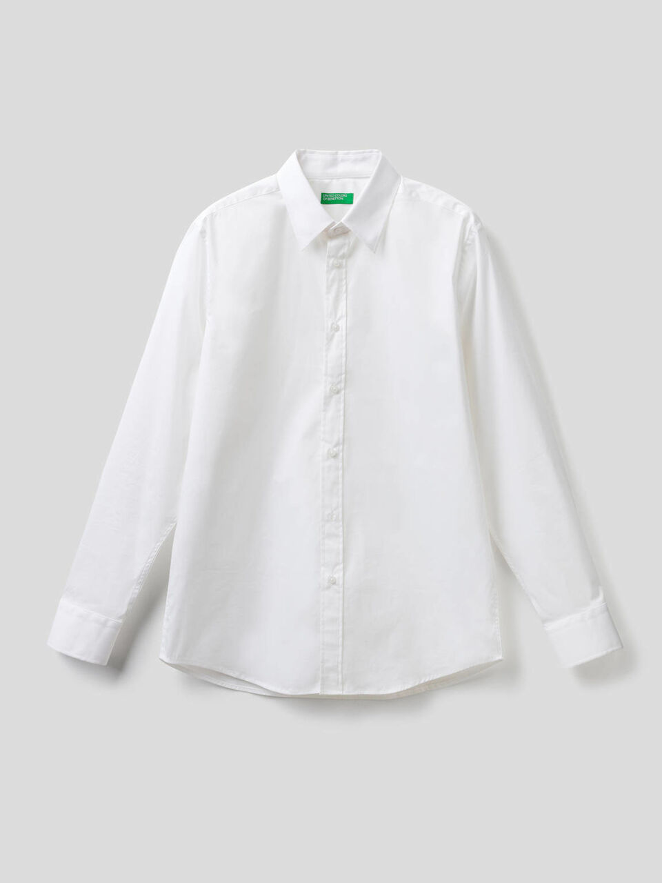 Einfarbiges Slim-Fit-Hemd Herren image number 1