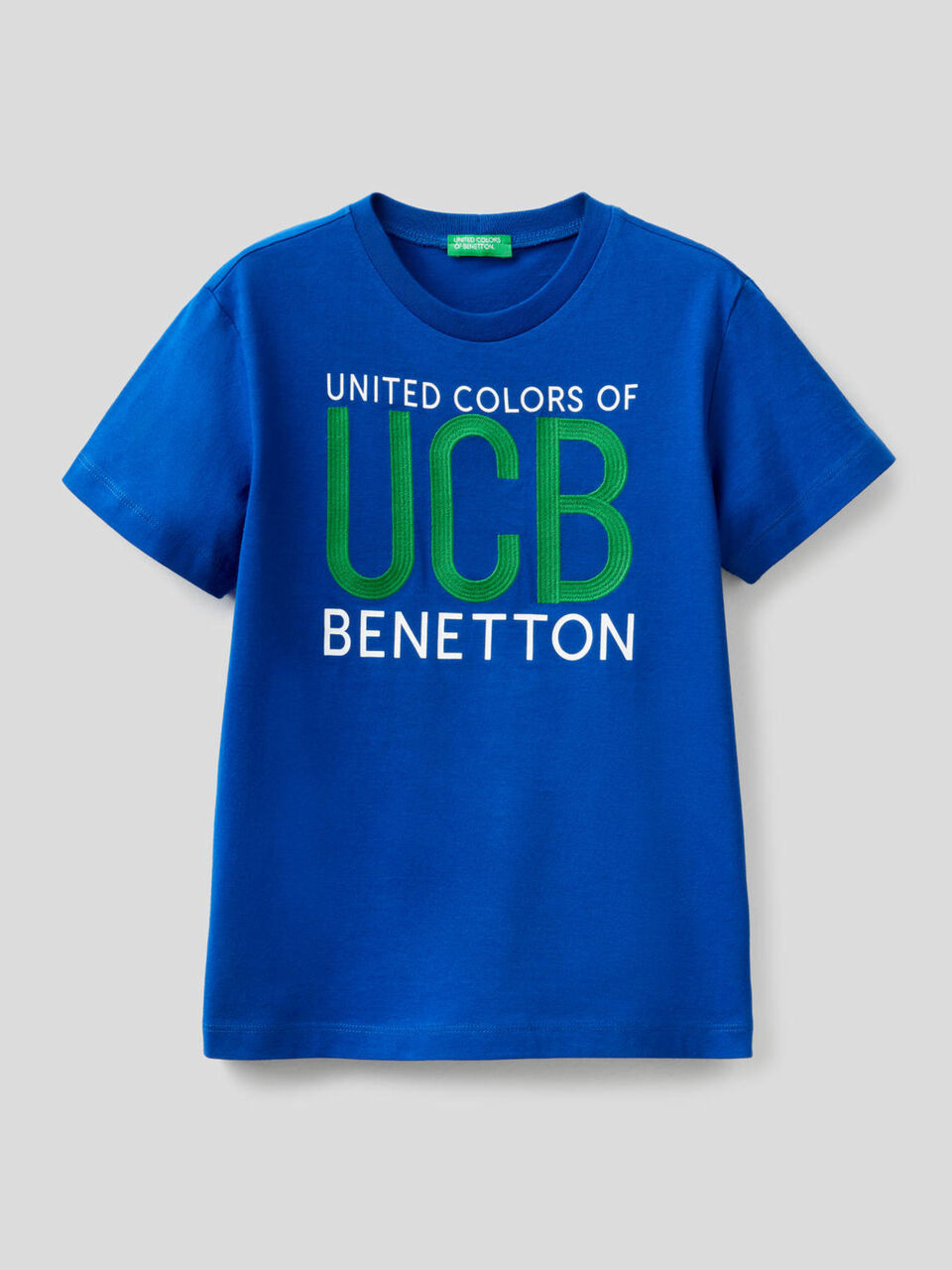 T-Shirt aus 100% Baumwolle mit aufgesticktem Logo image number 1