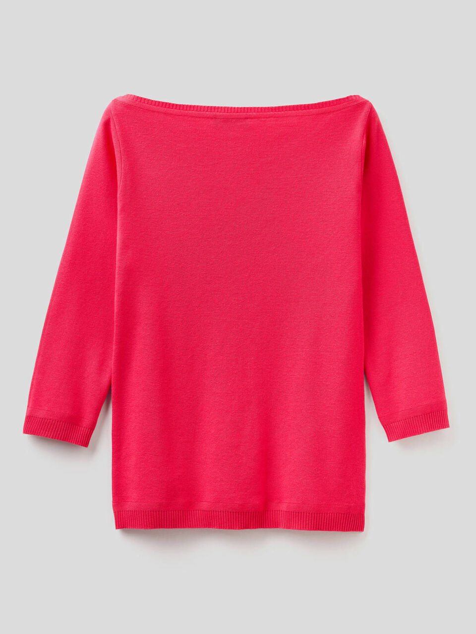 Pullover aus 100% Baumwolle mit U-Boot-Ausschnitt image number 2