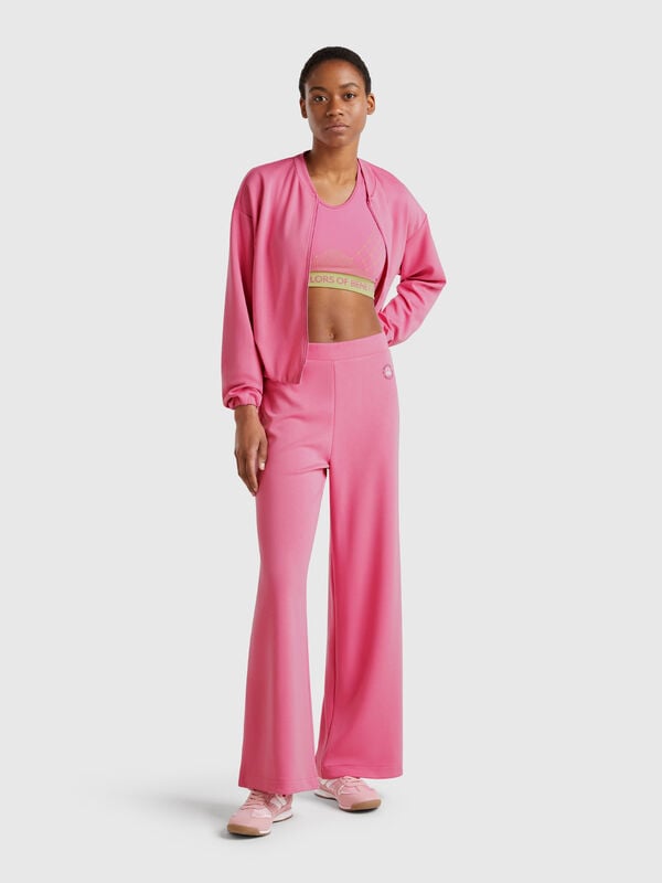 Weite Hose aus MODAL Damen