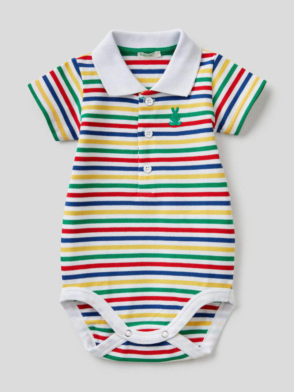 Polo-Body aus elastischer Baumwolle image number 1