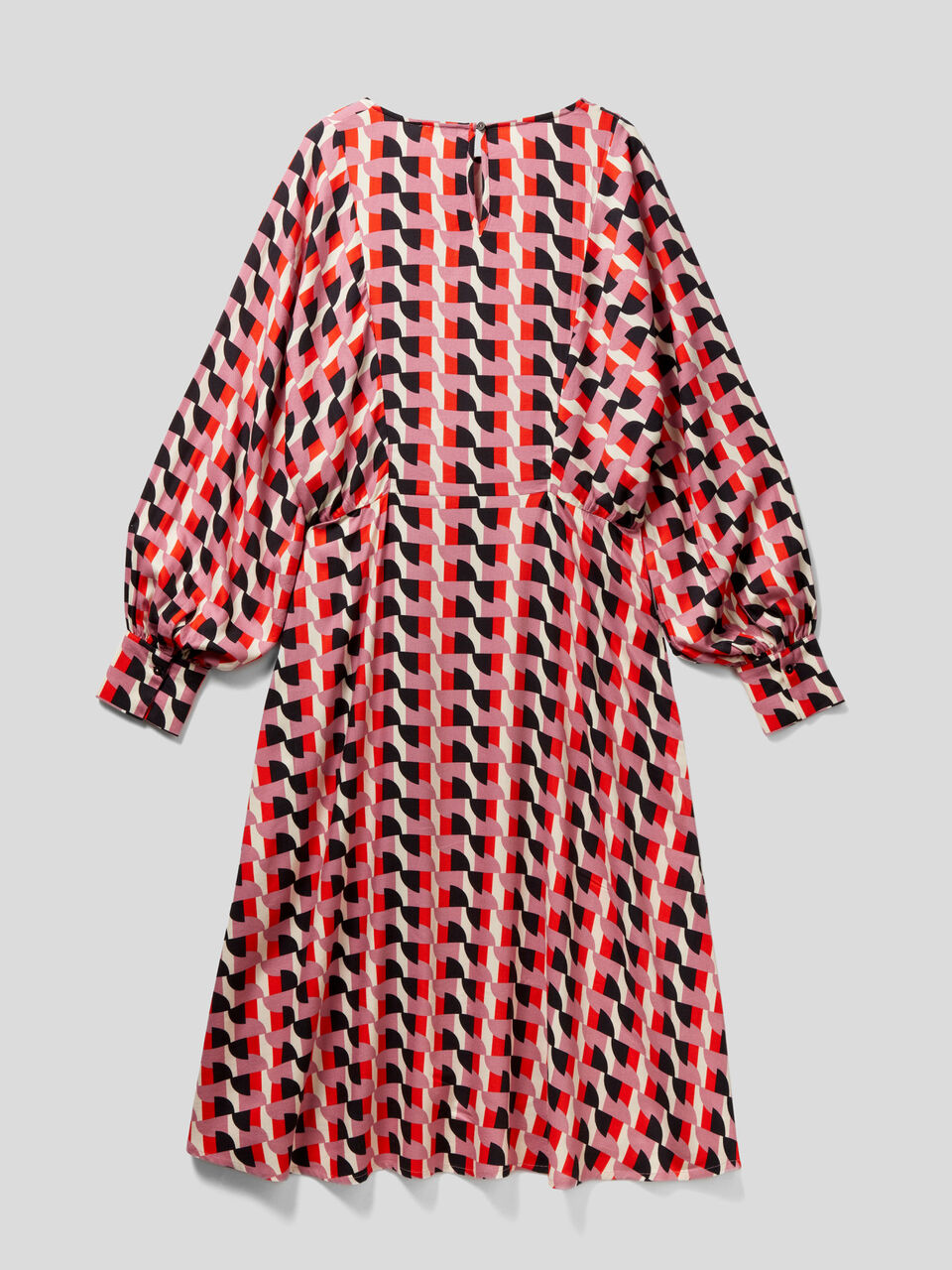 Midi-Kleid aus Öko-Viskose mit Muster image number 2
