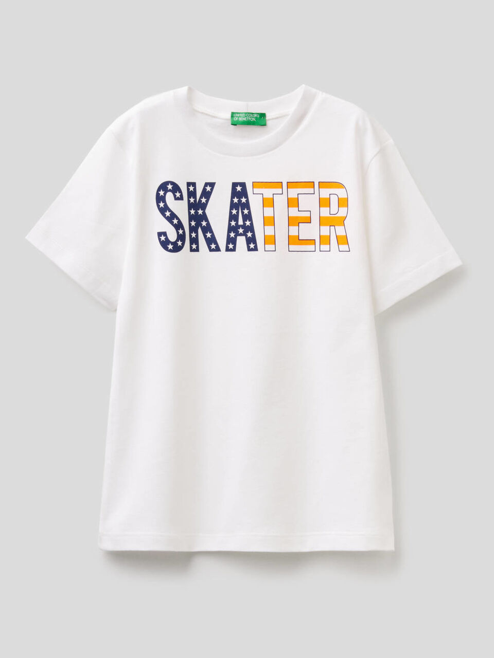 T-Shirt aus reiner Baumwolle mit Print image number 1