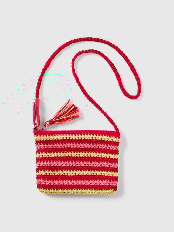 Häkeltasche mit Quasten Mädchen