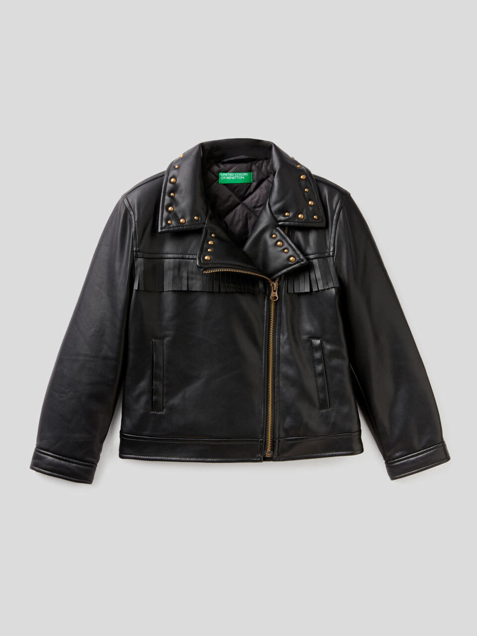 Nietenjacke mit Fransen image number 1